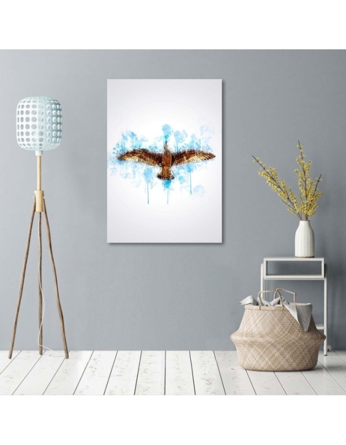 Bird - canvas painting for children | FEEBY