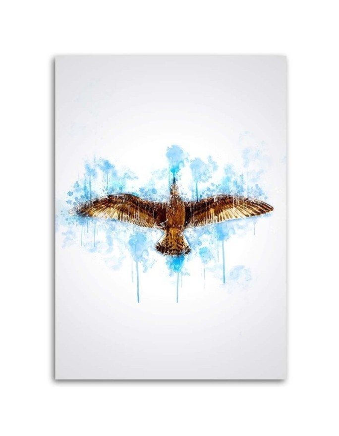 Bird - canvas painting for children | FEEBY