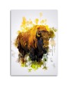 Wall art painting Bison Cornel Vlad youth | FEEBY