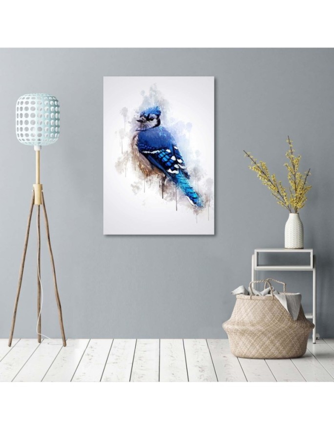 Pictures on Canvas for a boy's room Blue bird Cornel Vlad | FEEBY