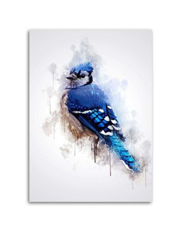 Pictures on Canvas for a boy's room Blue bird Cornel Vlad | FEEBY
