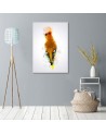 Canvas prints for a child's room Orange woodpecker bird | FEEBY