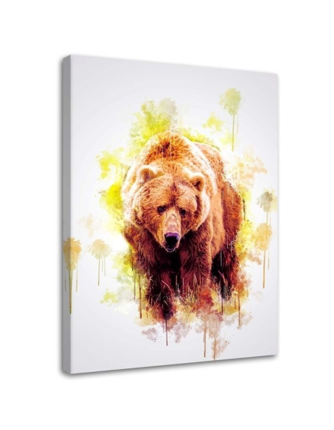 Bear Canvas print for children | FEEBY
