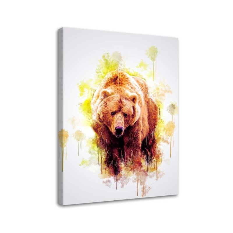 Bear Canvas print for children | FEEBY