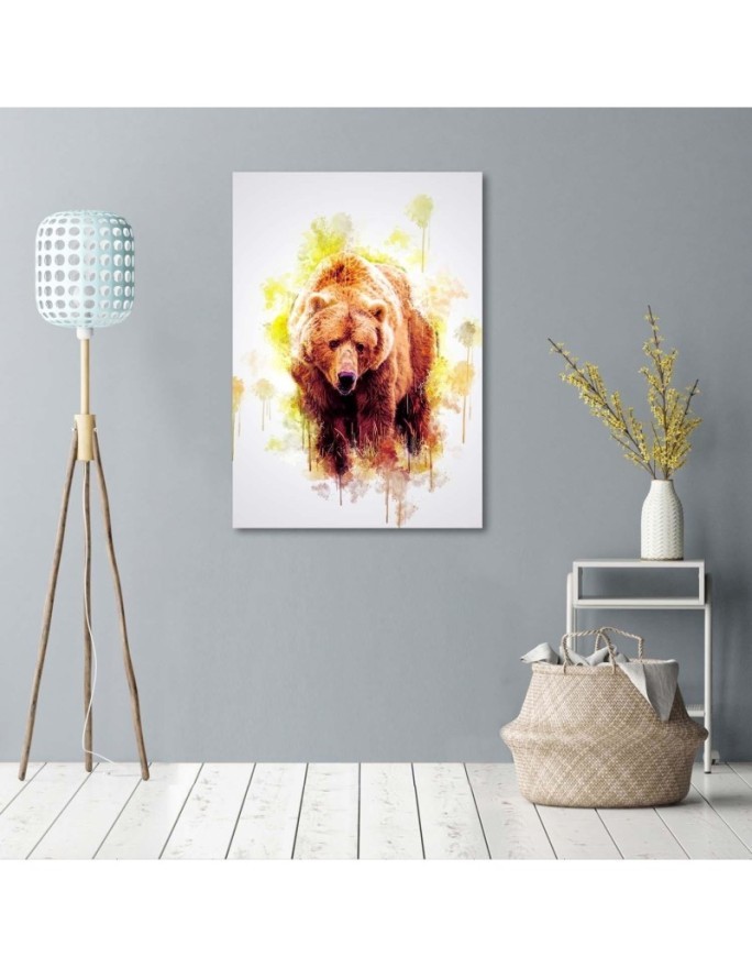 Bear Canvas print for children | FEEBY