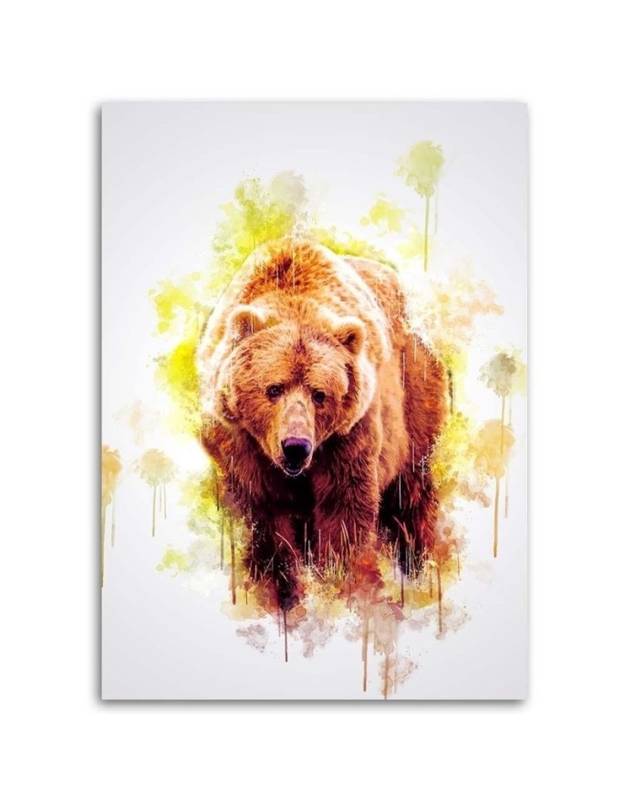 Bear Canvas print for children | FEEBY