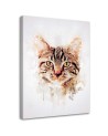 Cat - Canvas painting for children's wall | FEEBY