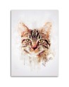 Cat - Canvas painting for children's wall | FEEBY