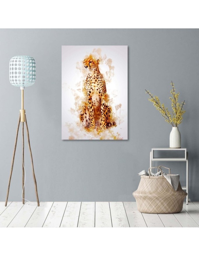 Leopard - Canvas paintings for children's room for the wall | FEEBY