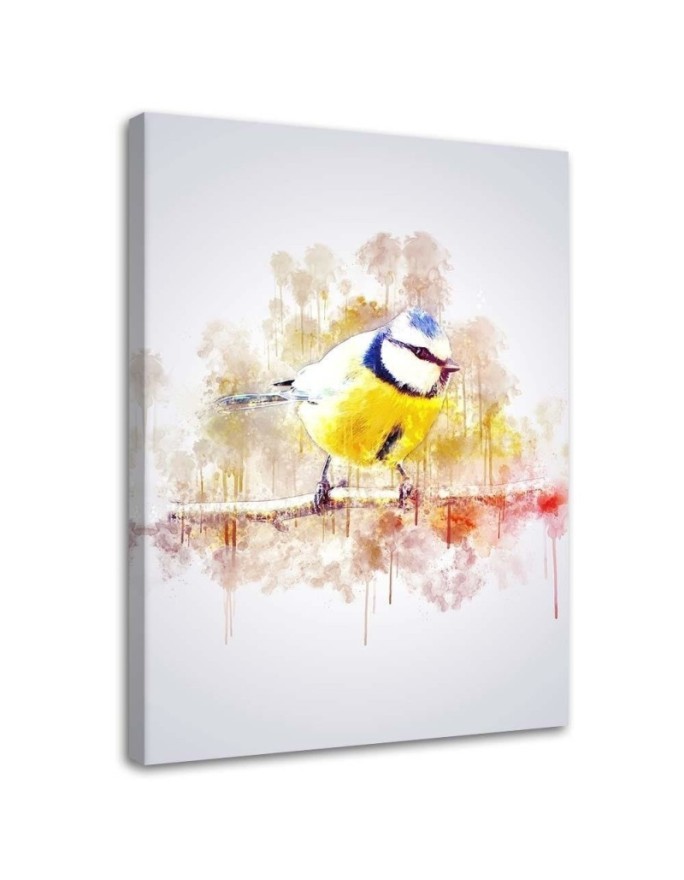Canvas prints for living room Bird on a branch Cornel Vlad | FEEBY