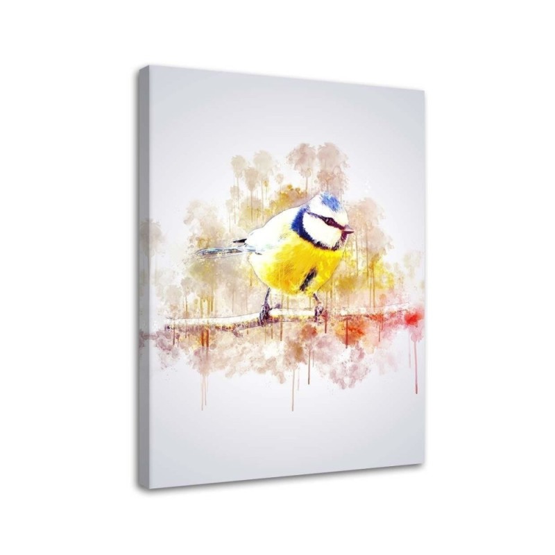 Canvas prints for living room Bird on a branch Cornel Vlad | FEEBY