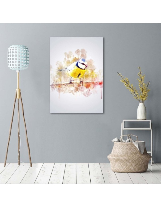 Canvas prints for living room Bird on a branch Cornel Vlad | FEEBY