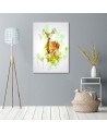 Deer Canvas painting for a child's room for the wall | FEEBY