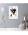 Dog - Canvas painting for a room, hallway for the wall | FEEBY