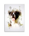 Dog - Canvas painting for a room, hallway for the wall | FEEBY