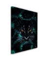 Panther - painting for living room on canvas Rubiant | FEEBY