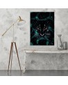 Panther - painting for living room on canvas Rubiant | FEEBY