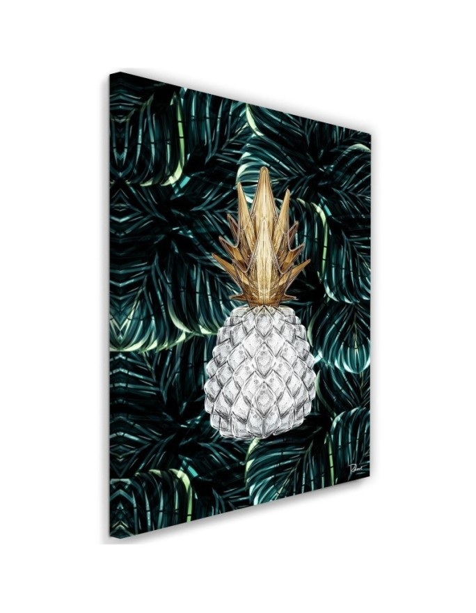 Pineapple diamond for kitchen, dining room wall art canvas painting Rubiant | FEEBY
