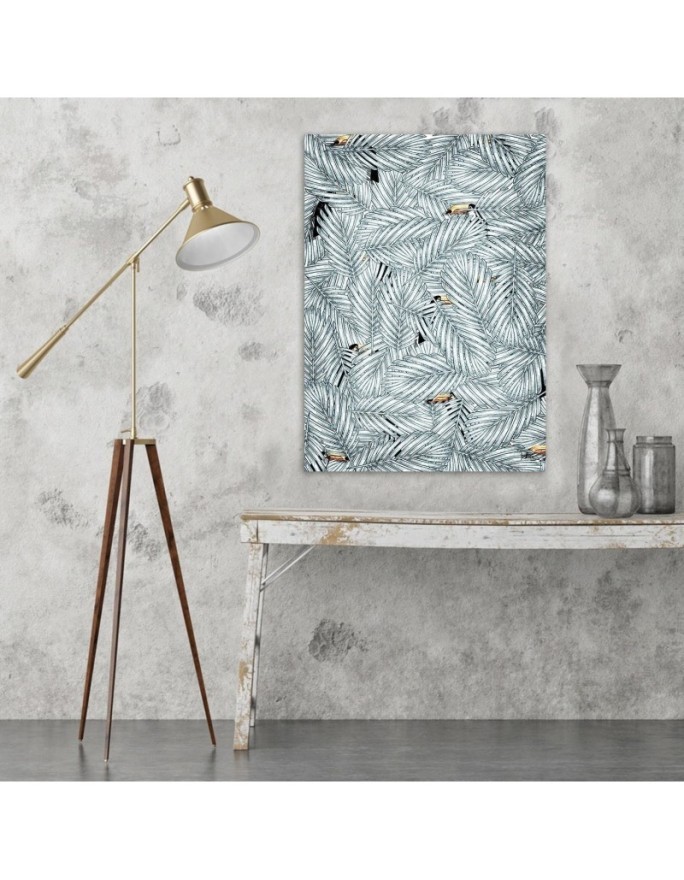 Toucan parrot - Canvas painting for living room on the wall Rubiant | FEEBY