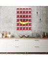 Canvas prints for the kitchen Banana and cans of tomatoes digital art | FEEBY