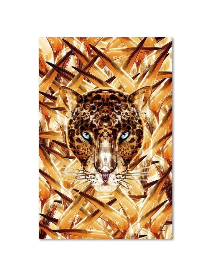 Tiger - wall art paintings for living room, dining room | FEEBY