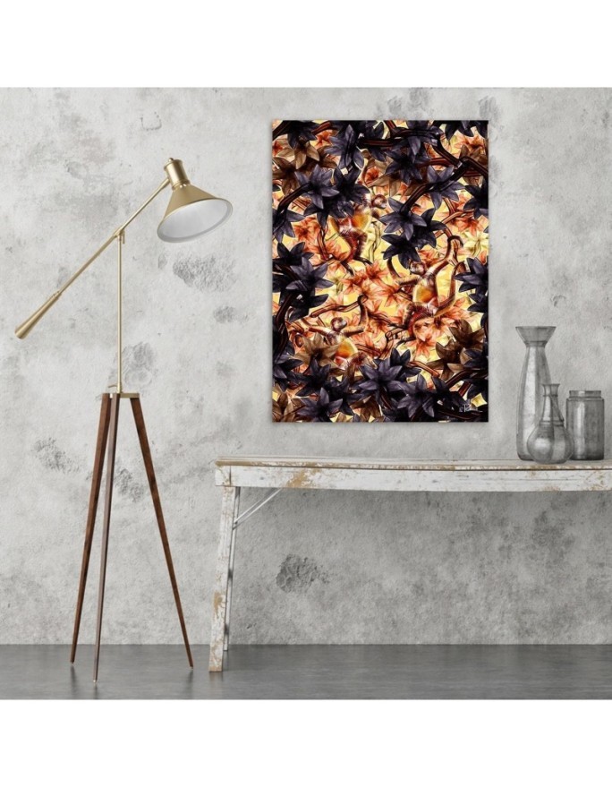 Monkeys - Canvas paintings for living room wall Rubiant | FEEBY