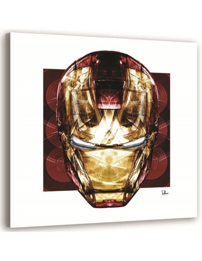 Iron Man's head wall art painting Rubiant digital art | FEEBY