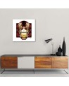 Iron Man's head wall art painting Rubiant digital art | FEEBY