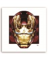 Iron Man's head wall art painting Rubiant digital art | FEEBY