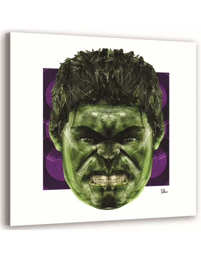 Hulk Canvas painting for teenager room for wall Rubiant | FEEBY