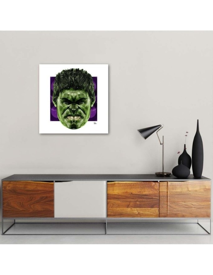 Hulk Canvas painting for teenager room for wall Rubiant | FEEBY