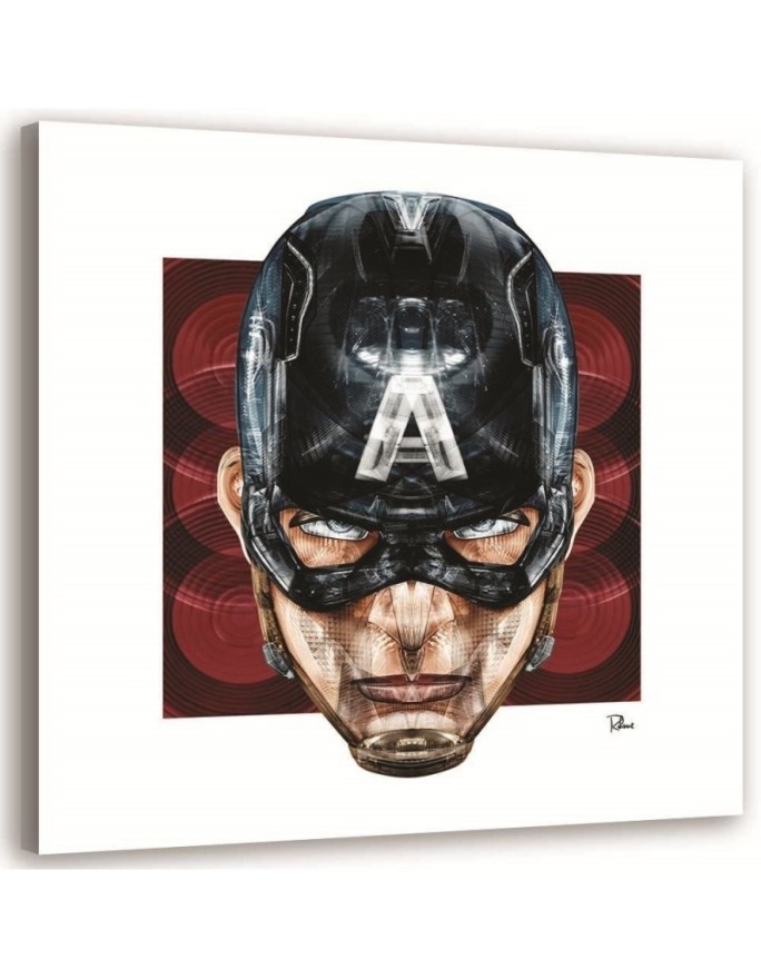 Decorative Canvas painting for teenager room Captain America | FEEBY