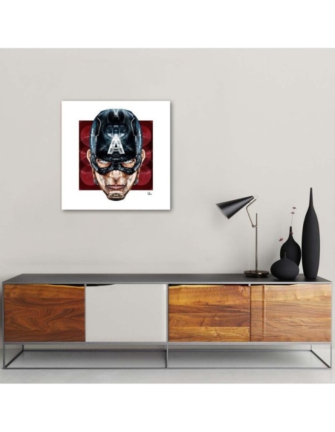 Decorative Canvas painting for teenager room Captain America | FEEBY