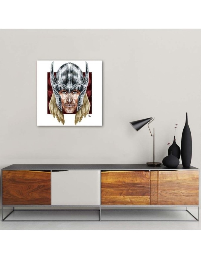 Thor - Wall art painting for teenager's room Rubiant | FEEBY