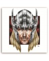 Thor - Wall art painting for teenager's room Rubiant | FEEBY