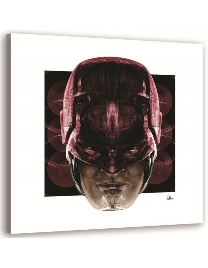 Canvas prints modern digital art Red hero Rubiant | FEEBY