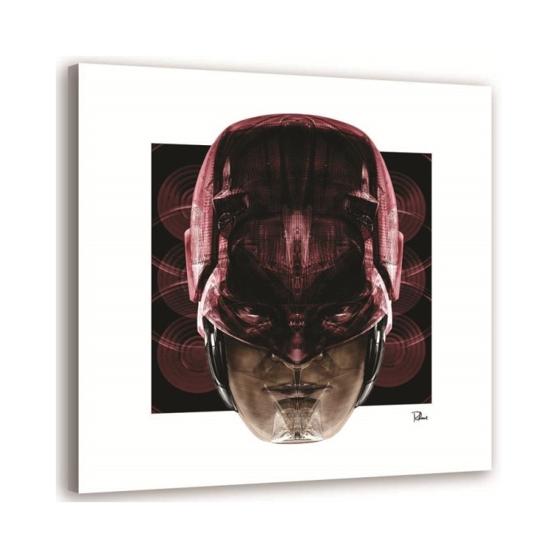 Canvas prints modern digital art Red hero Rubiant | FEEBY