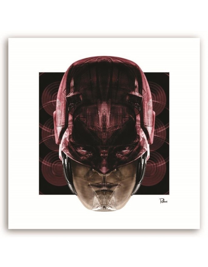 Canvas prints modern digital art Red hero Rubiant | FEEBY
