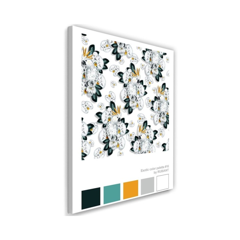 Exotics Rubiant canvas painting for living room | FEEBY