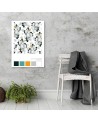 Exotics Rubiant canvas painting for living room | FEEBY