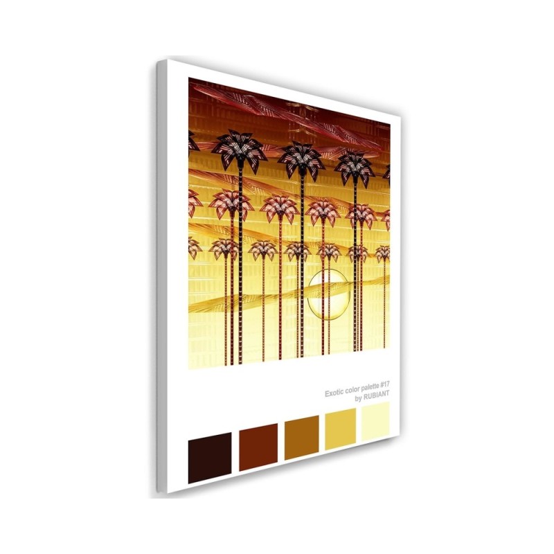 Modern painting for wall Tropical patterns Rubiant | FEEBY
