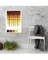 Modern painting for wall Tropical patterns Rubiant | FEEBY