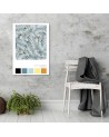 Wall art paintings for kitchen, dining room Parrots Toucans in leaves | FEEBY