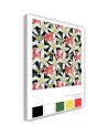 Canvas painting Grapefruit and white flowers Rubiant | FEEBY