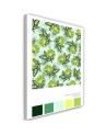 Limes - Canvas painting for kitchen exotic colour Rubiant | FEEBY