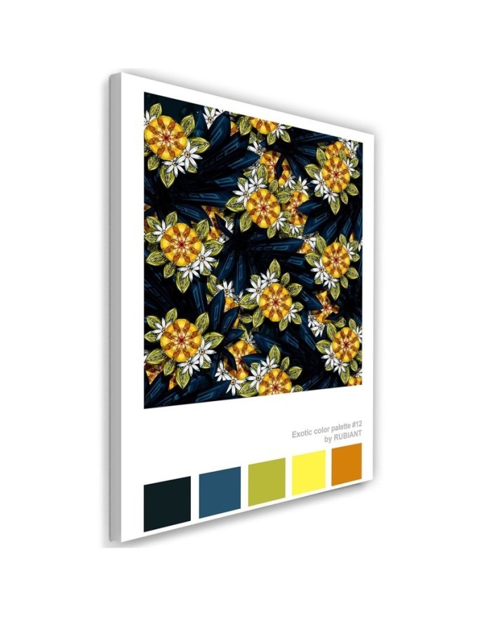 Canvas prints for the kitchen on canvas Oranges in green leaves | FEEBY