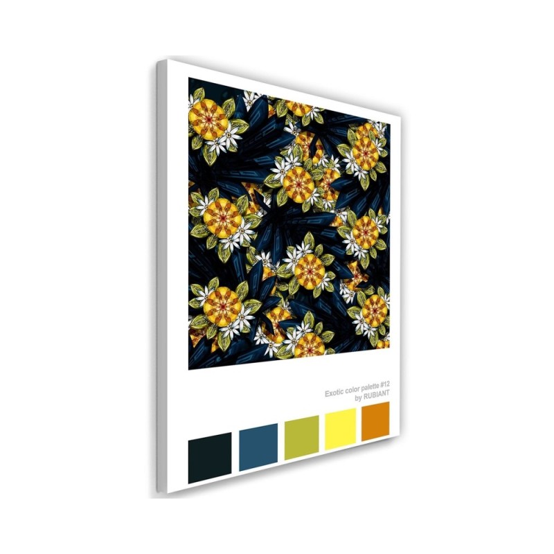 Canvas prints for the kitchen on canvas Oranges in green leaves | FEEBY