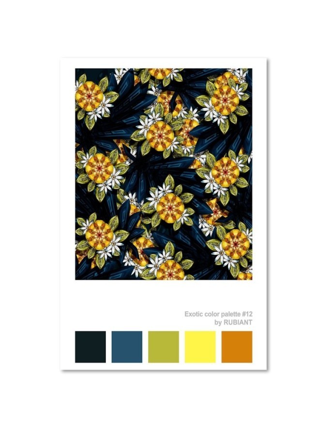 Canvas prints for the kitchen on canvas Oranges in green leaves | FEEBY
