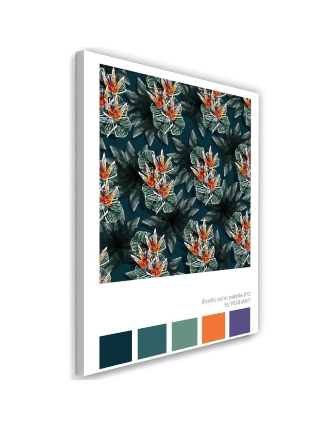 Water lilies - wall art paintings for living room Rubiant | FEEBY