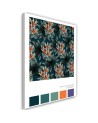 Water lilies - wall art paintings for living room Rubiant | FEEBY
